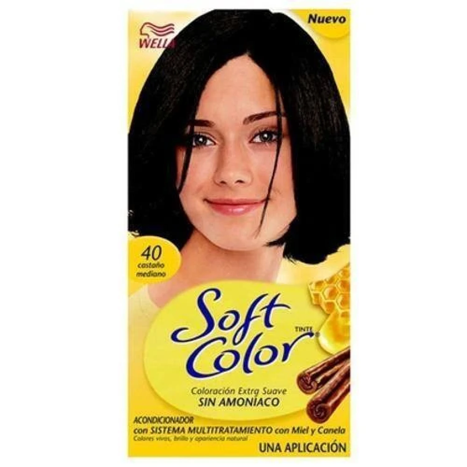 Wella Soft Color Tintura sem Amônia nº 40 Castanho Médio (1/1)