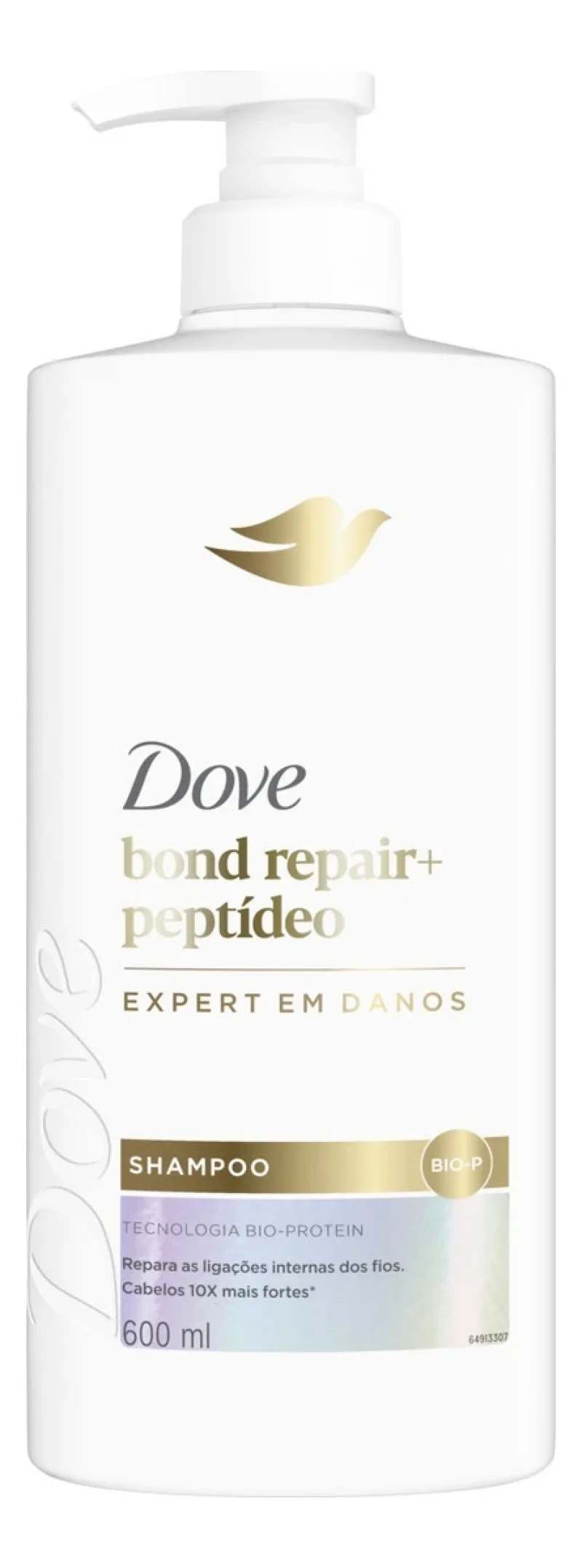 Dove Shampoo Bond Repair + Peptídeo 600ml