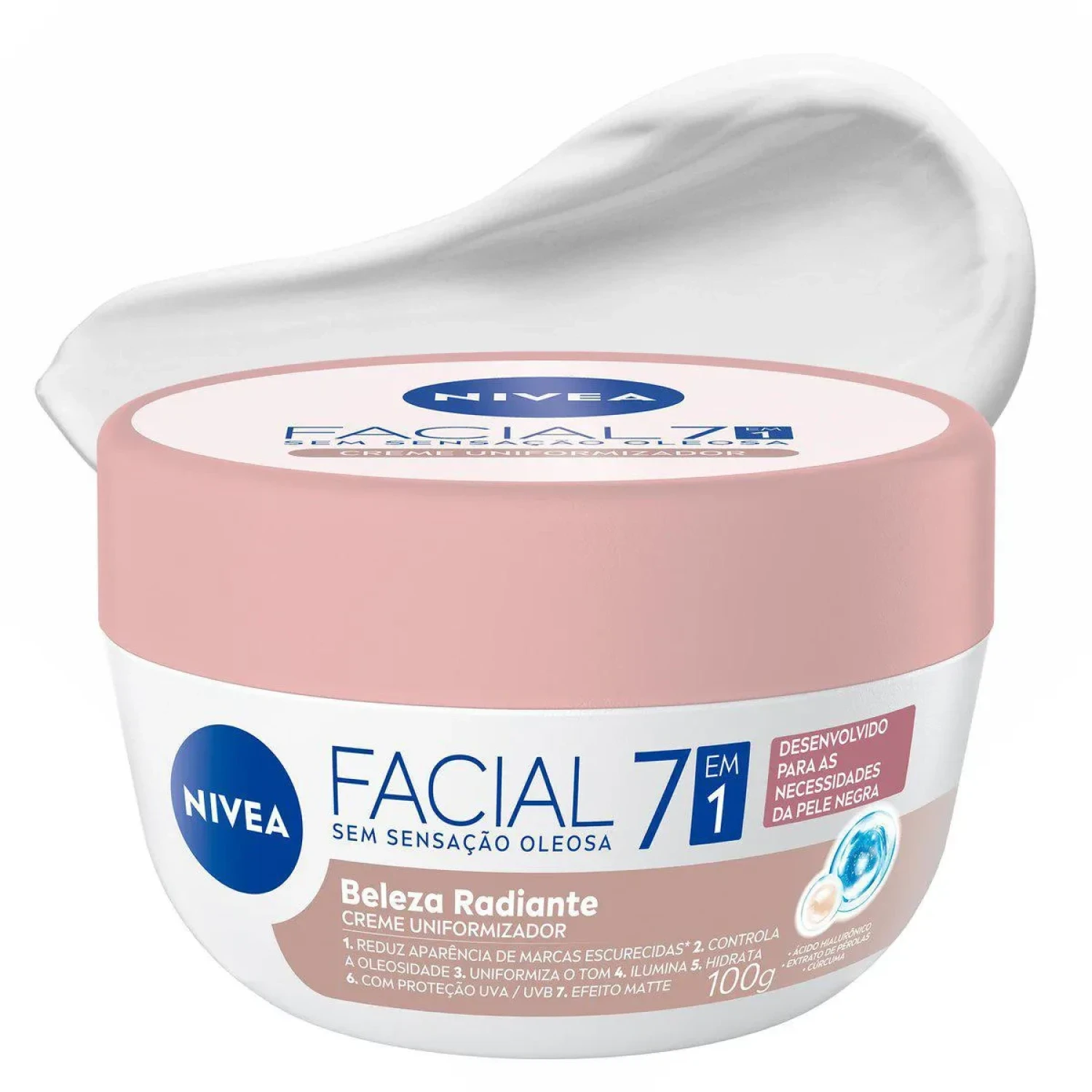 Creme Facial Uniformizador Nivea Beleza Radiante 7 em 1 100g (1/1)
