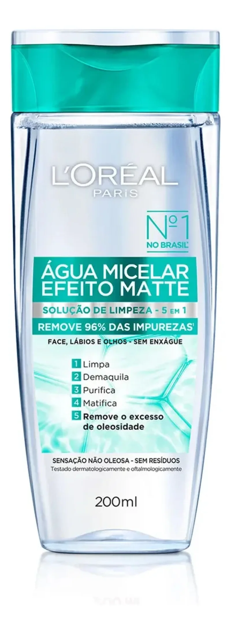 AGUA MICELAR LOREAL - 200ml efeito matte