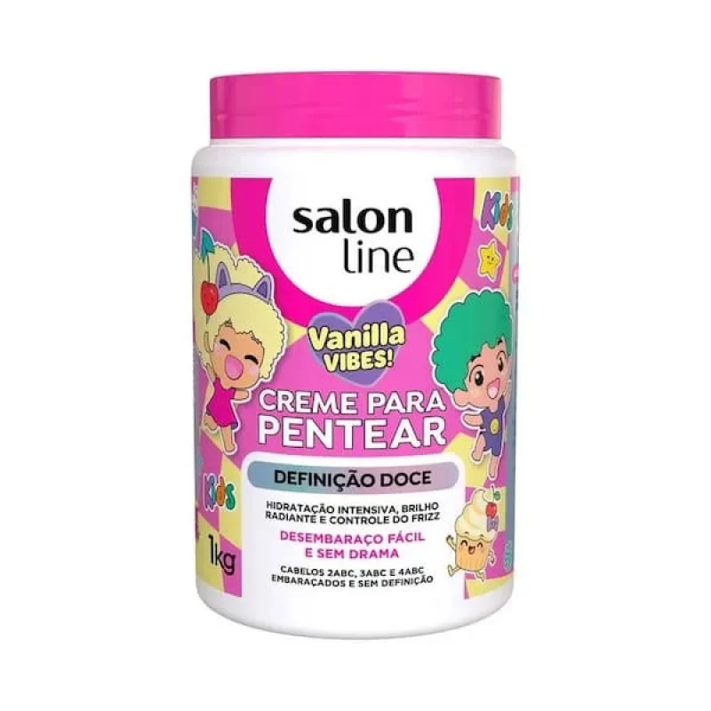 Creme para Pentear Salon Line Kids Vanilla Vibes 1kg