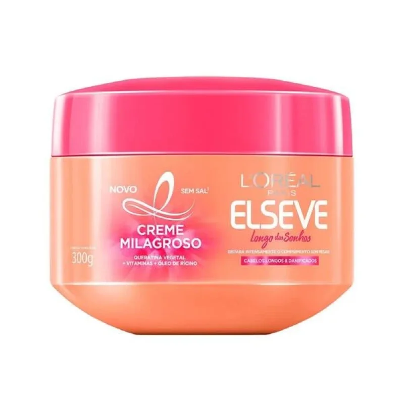 CREME DE TRATAMENTO ELSEVE - 300g longo dos sonhos