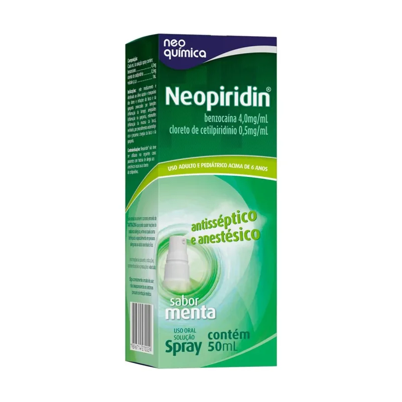 Spray para Garganta Neopiridin Menta 50ml