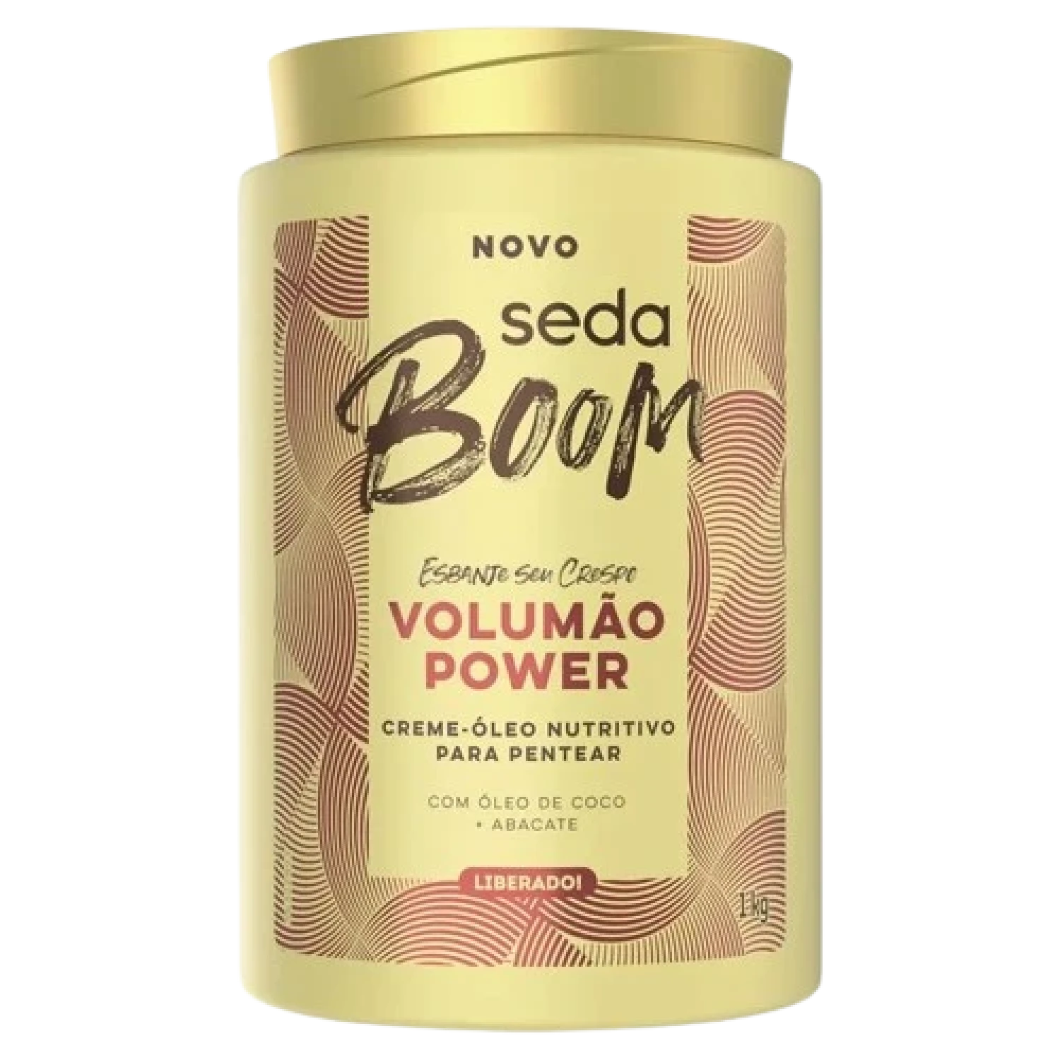 Creme para Pentear Seda Boom Volumão Power 1kg (1/1)