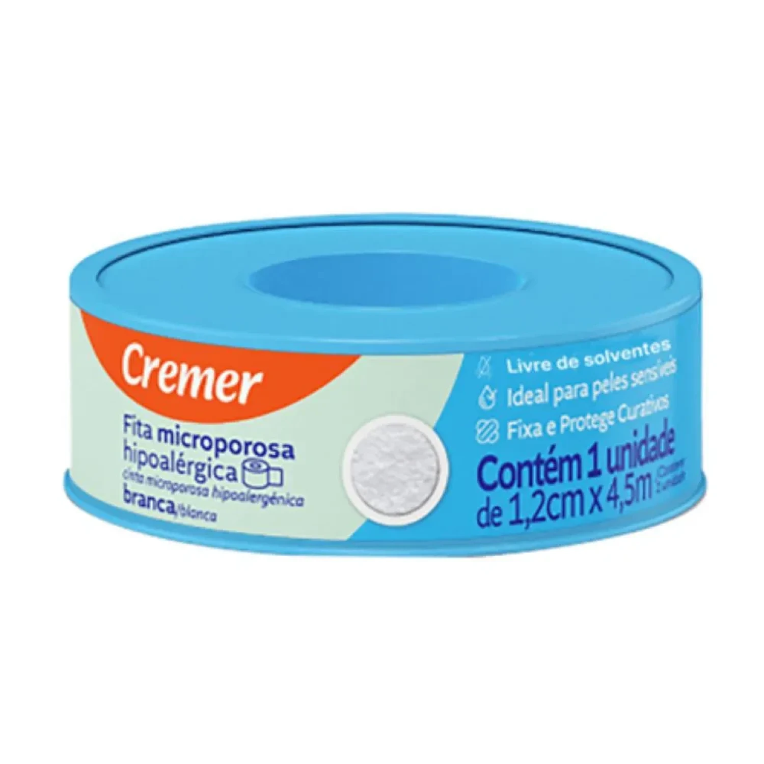 Esparadrapo Microporoso Cremer Branco 1,2cm x 4,5m (1/1)