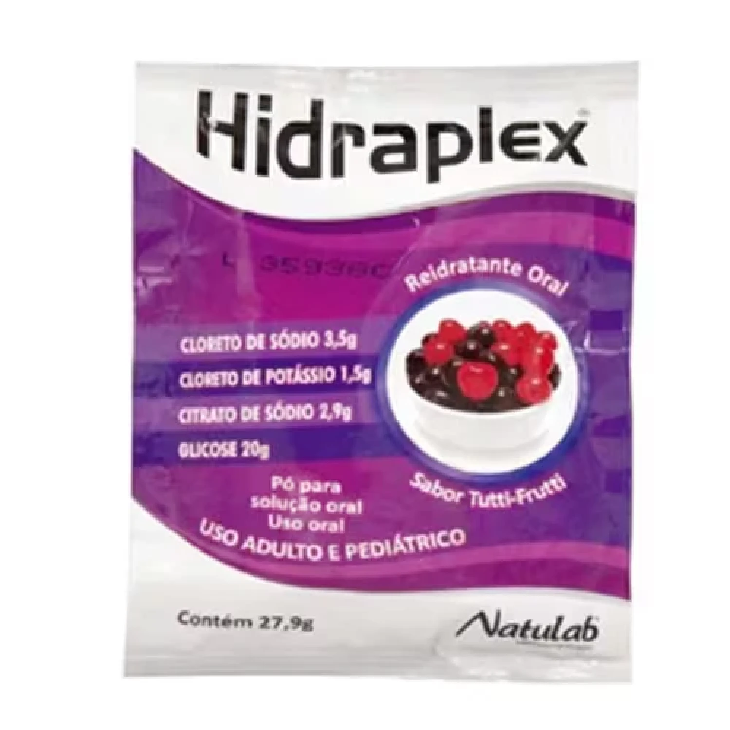 Hidraplex Pó para Solução Oral Tutti-Frutti, com 1 envelope de 27,9g (1/1)