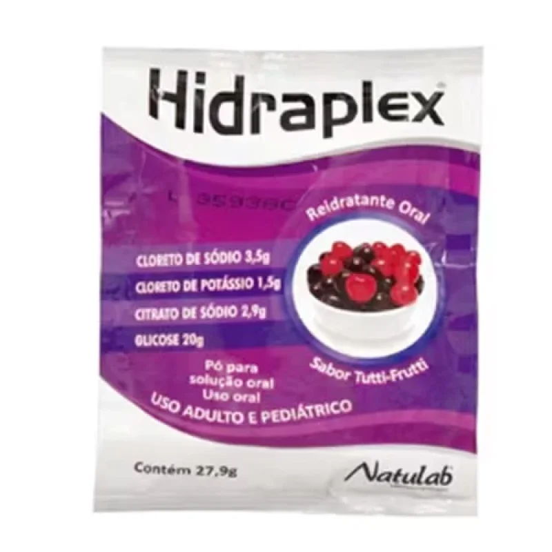 Hidraplex Pó para Solução Oral Tutti-Frutti, com 1 envelope de 27,9g