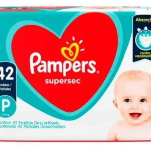 Fralda Infantil Pampers Supersec Mega P 42 Unidades