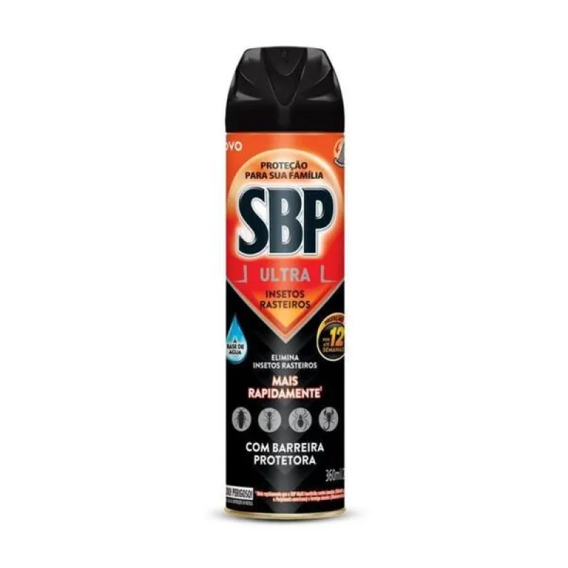 Inseticida Aerossol SBP Ultra Insetos Rasteiros 360ml