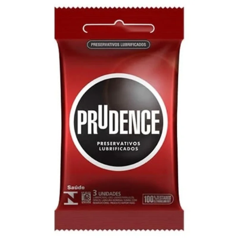 Preservativo Prudence Clássico, com 3 unidades