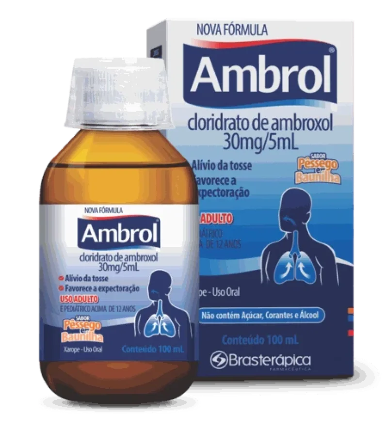 Ambroxol 30mg/5mL Xarope Adulto 100mL - Ambrol