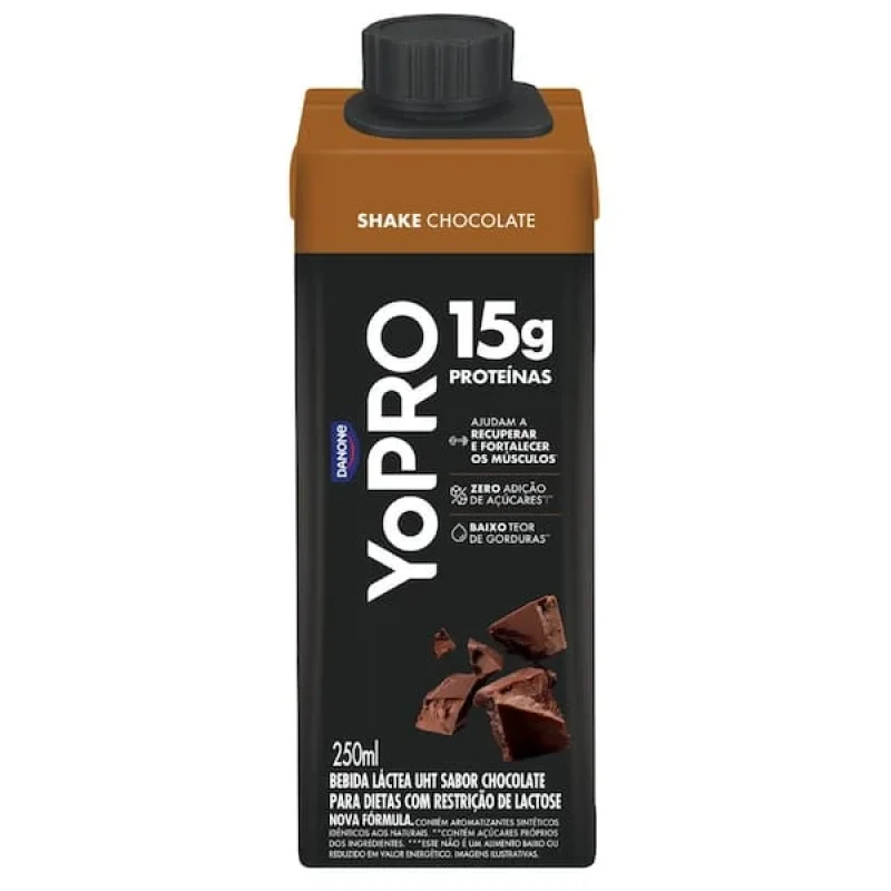 Bebida Láctea YoPRO Shake Chocolate 15g de Proteínas 250ml
