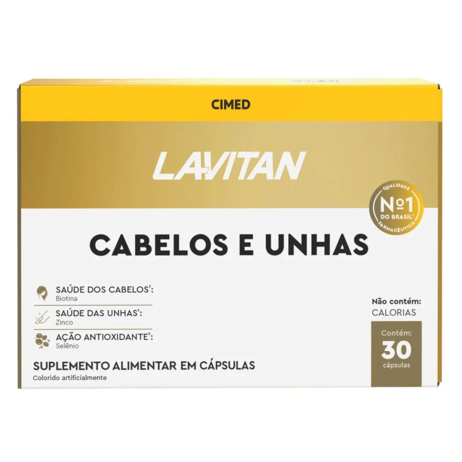 Lavitan Cabelos e Unhas, com 30 cápsulas (1/1)