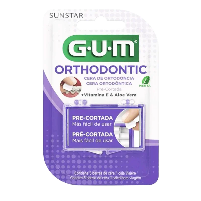 GUM Cera Ortodôntica Menta - com Aloe Vera