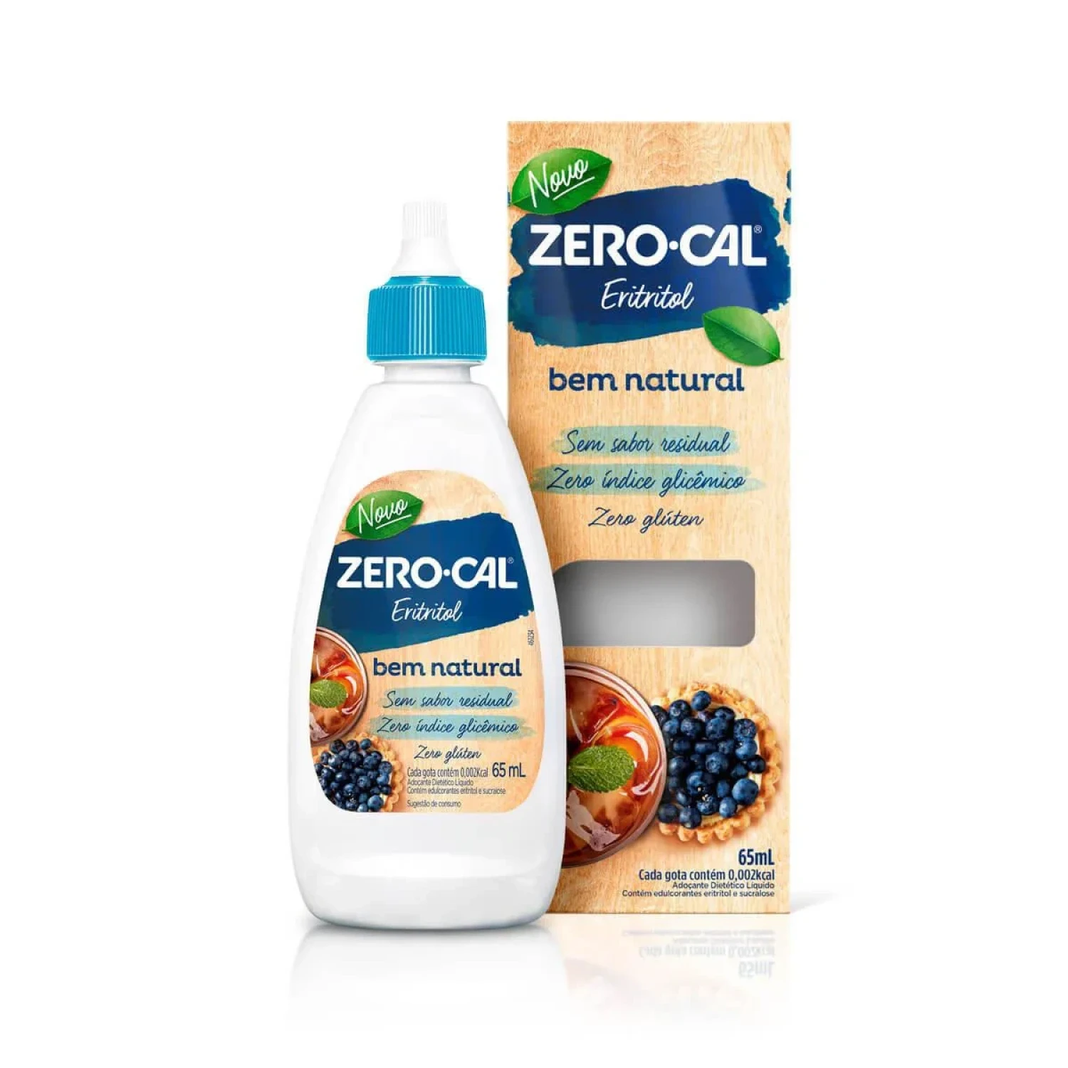 Adoçante Zero Cal Eritritol 65ml (1/1)