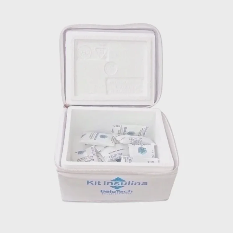 Kit Transporte para Insulina com Gelo - 0.4L c/6 gelos