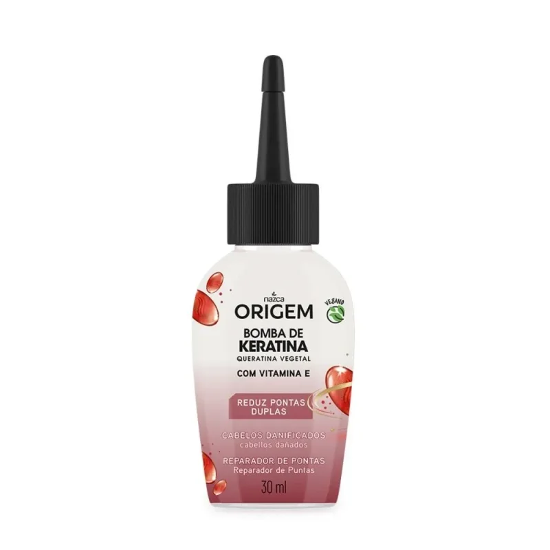 Reparador de Pontas Origem Bomba de Keratina 30ml