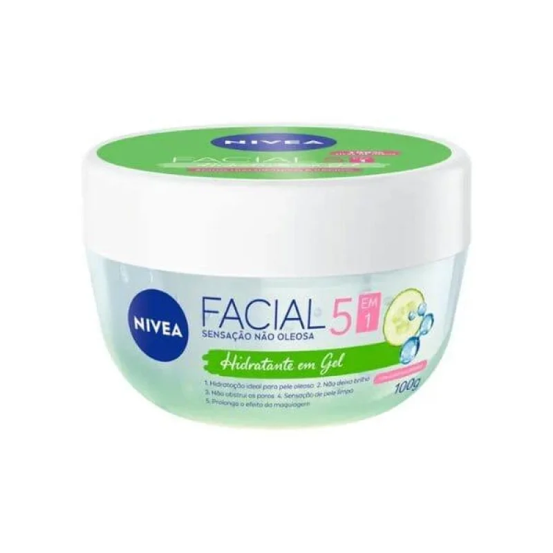 Hidratante Facial Nivea Fresh em Gel Ácido Hialurônico 100g