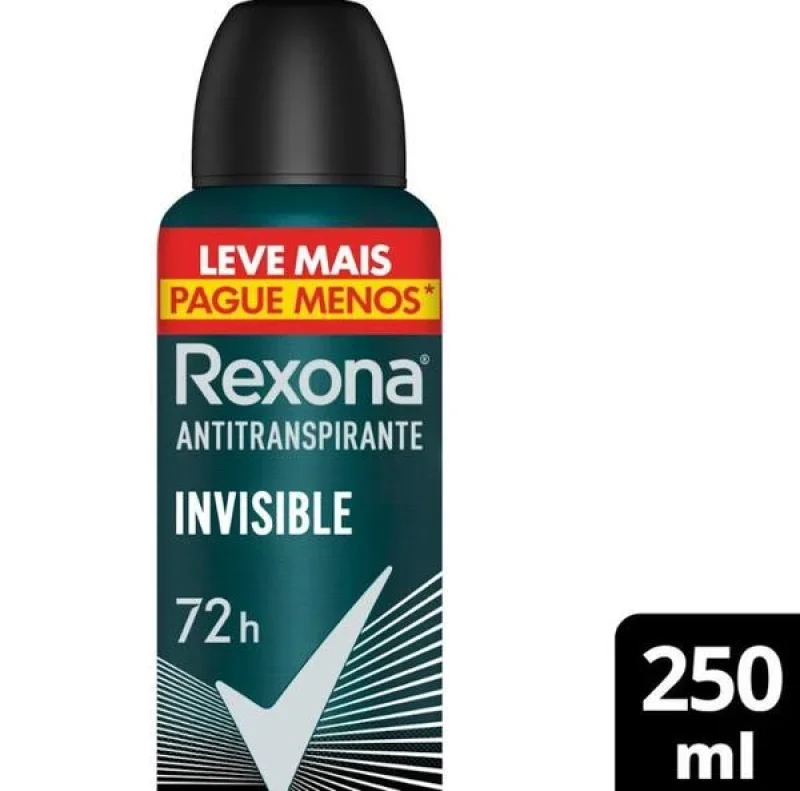 Desodorante Aerossol Rexona Men Invisible 250ml