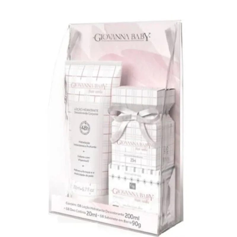 KIT GIOVANNA BABY - blanc 200ml+col+sabonete
