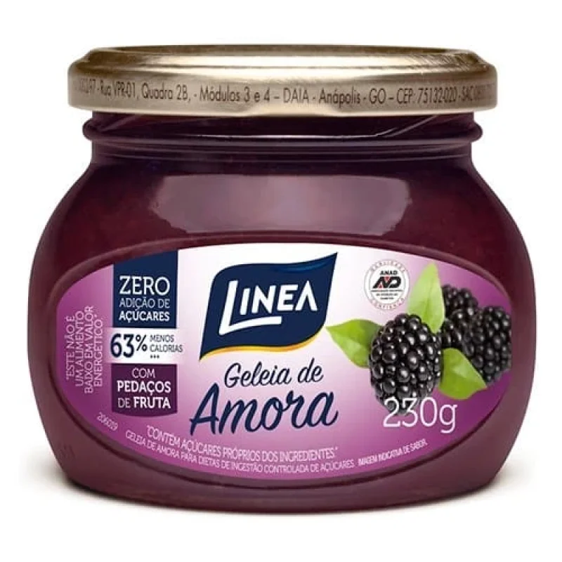 Geleia de Amora Linea sem Adição de Açúcar 230g