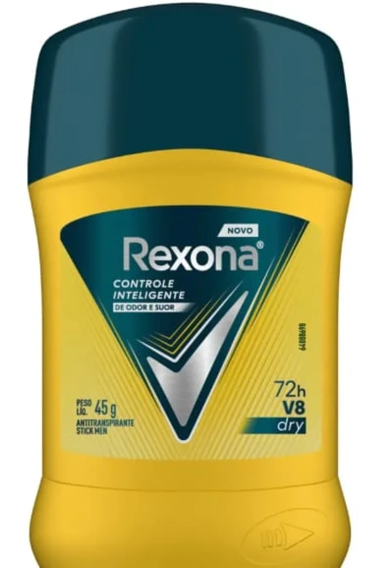 Desodorante Stick Rexona Men V8 Dry 45g