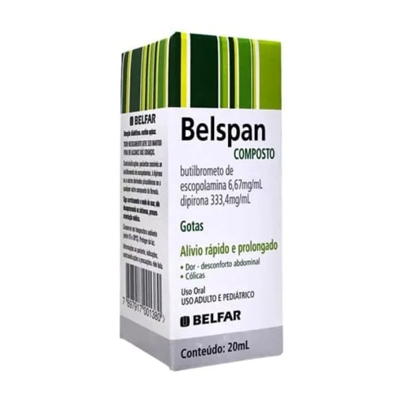 Belspan Composto 6,67mg/ml + 333,4mg/ml Gotas 20ml