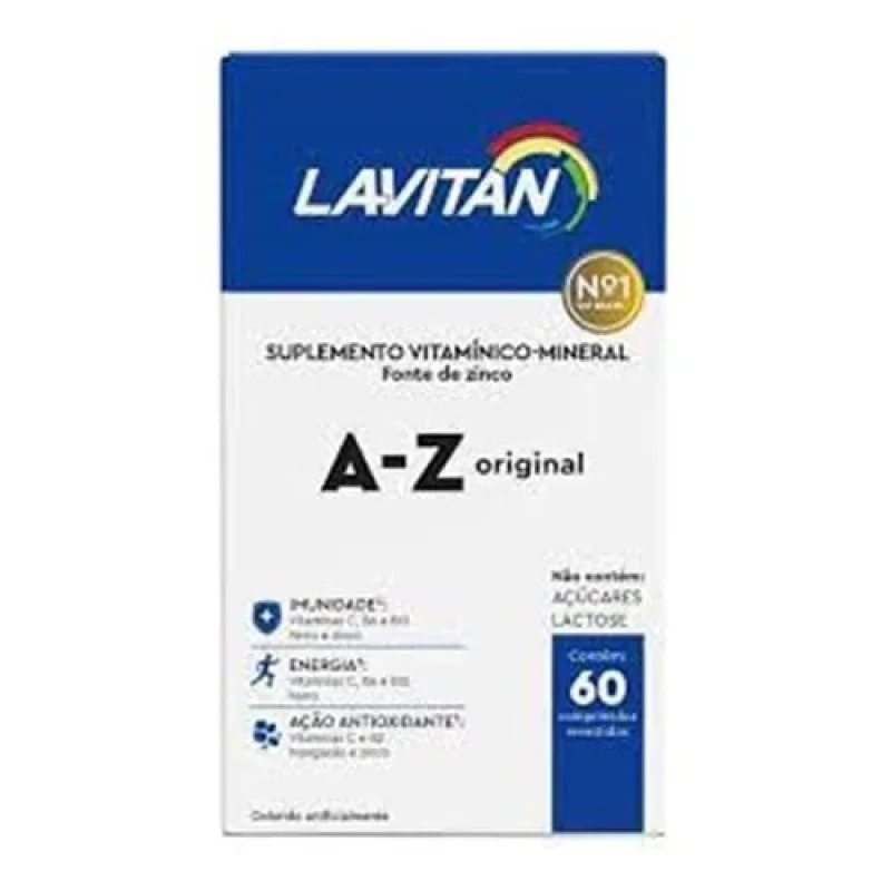 Lavitan A-Z Original, com 60 comprimidos