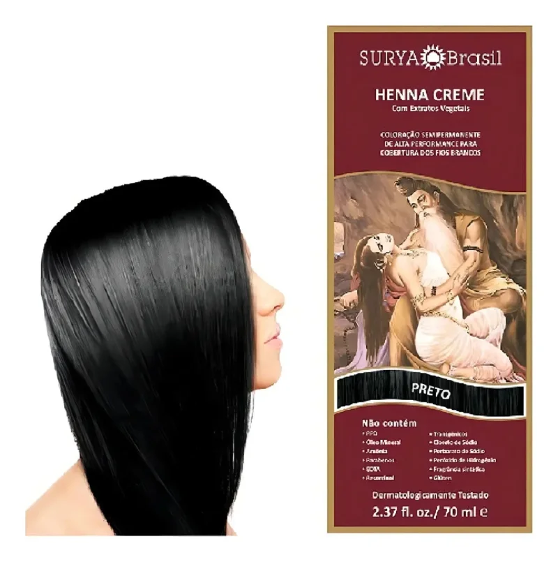 HENNA SURYA - 70ml preto