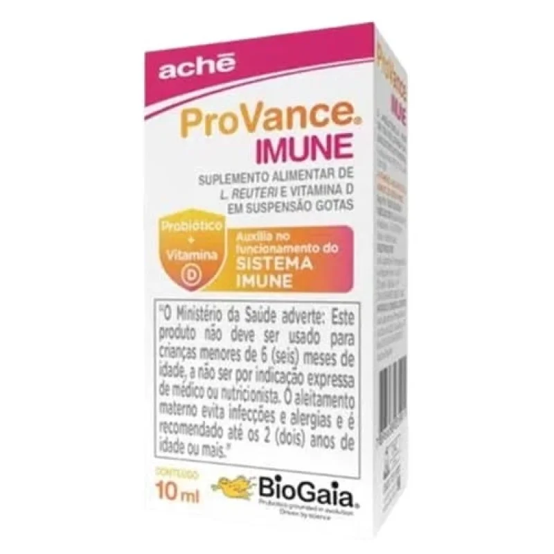 ProVance Imune L. Reuteri + Vitamina D, Suspensão Gotas 10ml