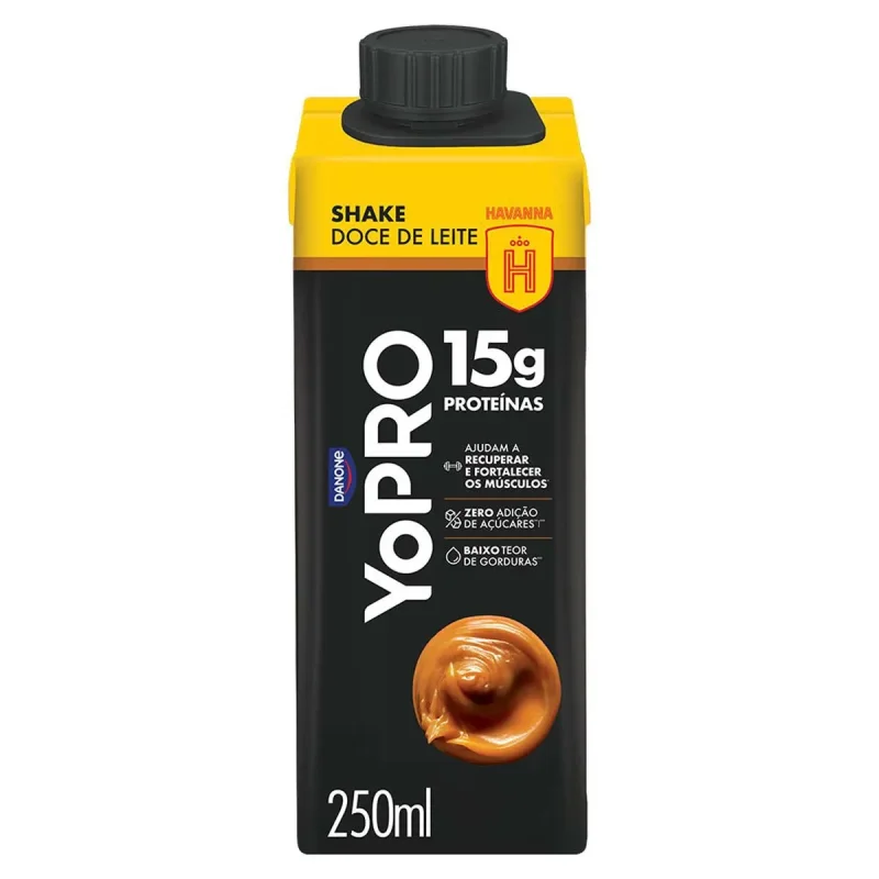 Bebida Láctea YoPRO Shake Doce de Leite 15g de Proteínas 250ml