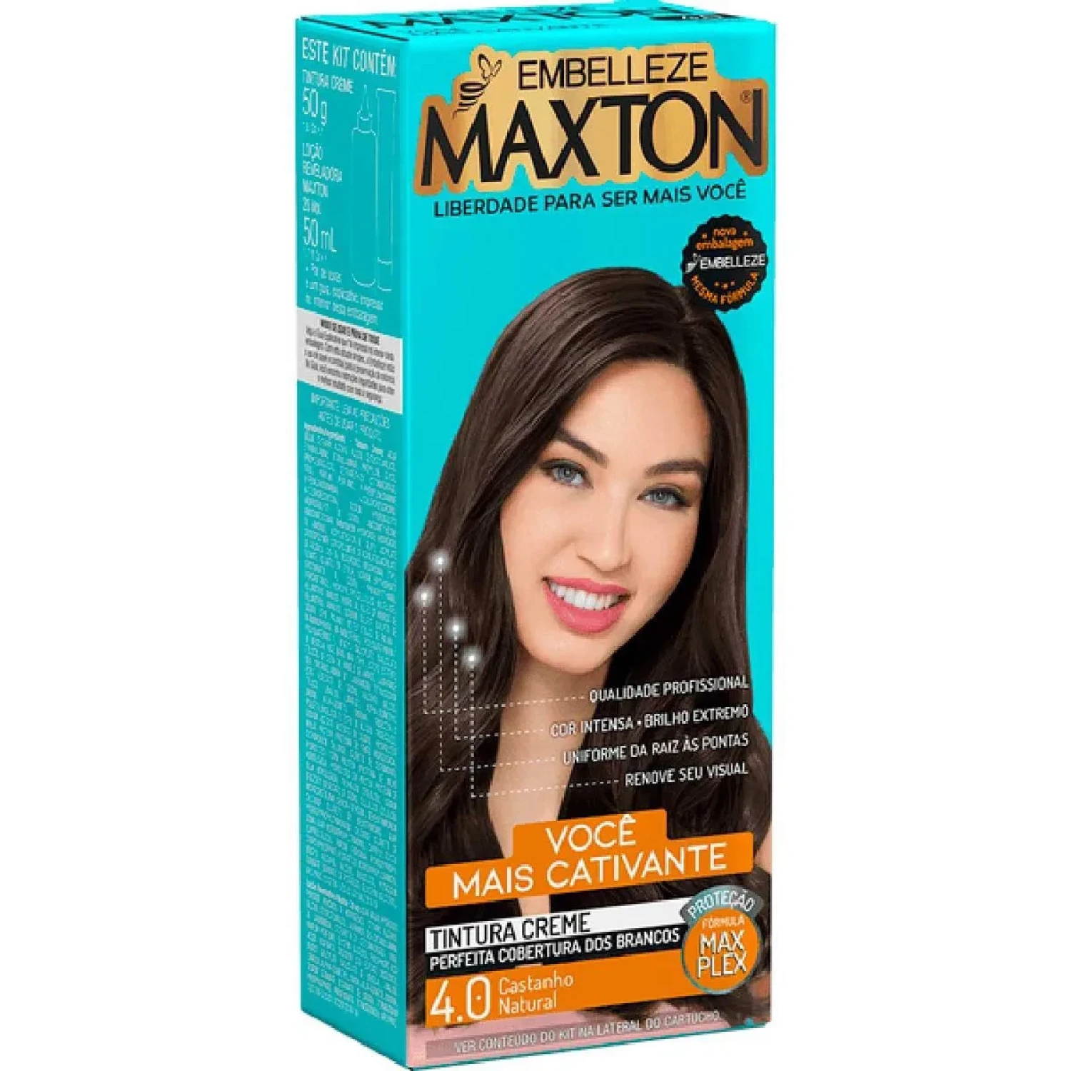 Tintura Maxton Você Mais Cativante 4.0 Castanho Natural (1/1)