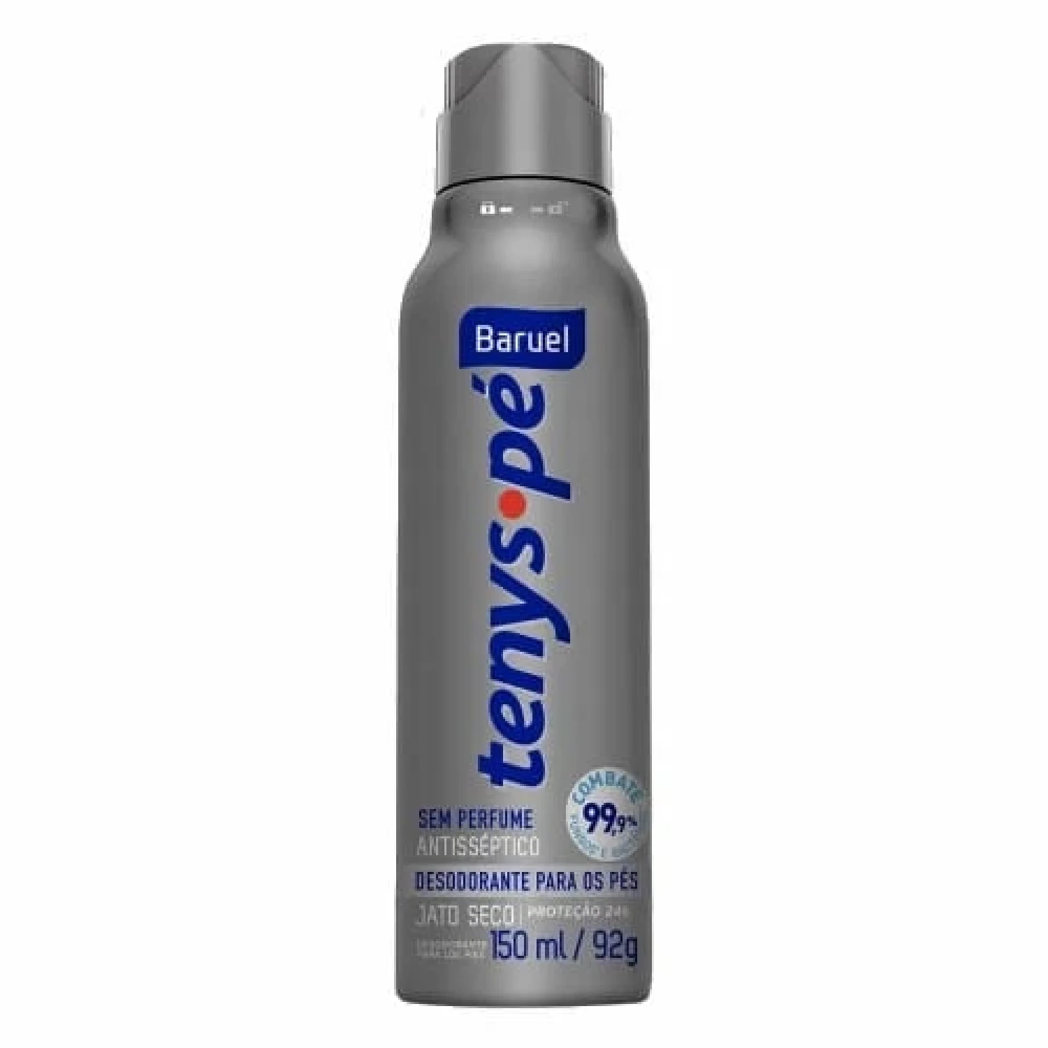 Tenys Pé Desodorante para Pés Jato Seco Sem Perfume 150ml (1/1)