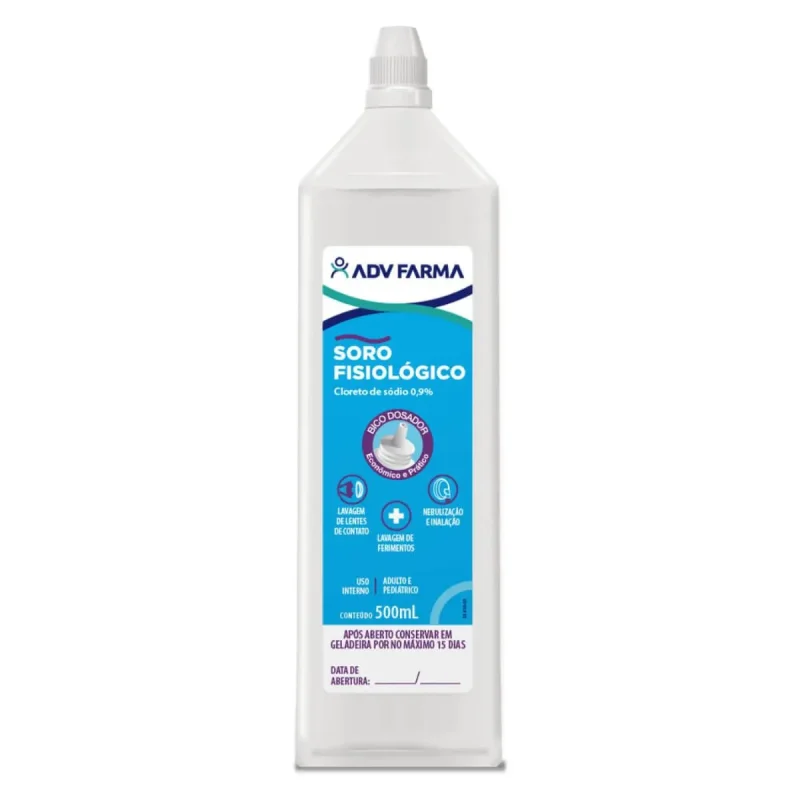 Soro Fisiológico 0,9% ADV Farma 500ml