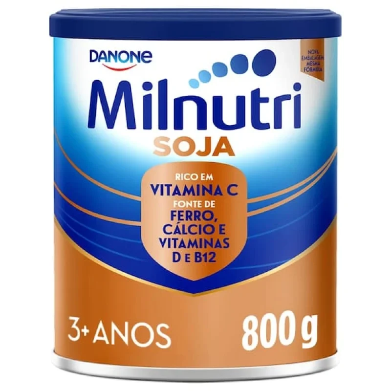Bebida à Base de Soja Milnutri Soja 3+ anos 800g