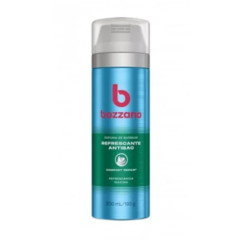 Espuma de Barbear Bozzano Refrescante 193g