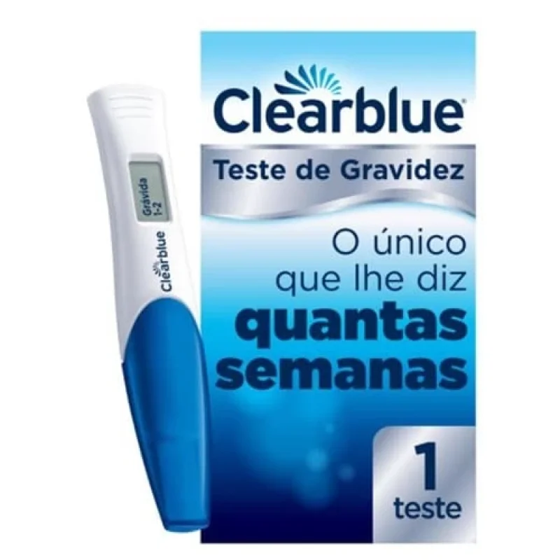 Teste de Gravidez Clearblue Digital com Indicador de Semanas, com 1 unidade