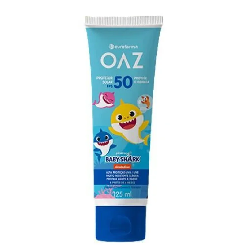 OAZ PROTETOR SOLAR - 50fps 125ml baby shark
