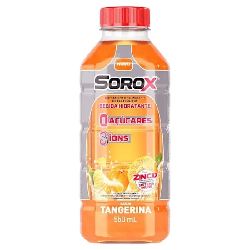 Bebida Hidratante Sorox Tangerina 550ml