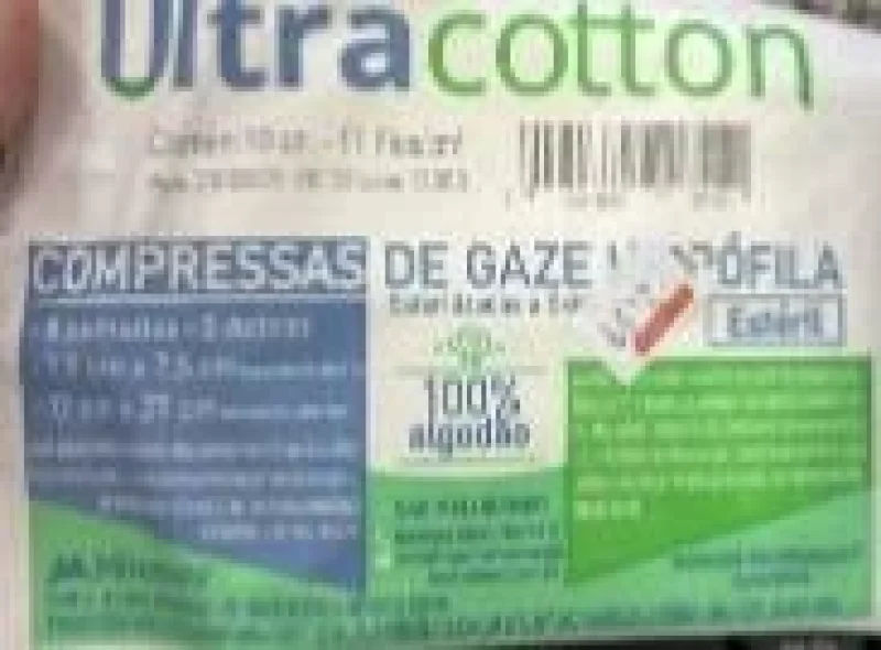 Gaze Estéril Herika 13 Fios 7,5x7,5cm, com 10 unidades