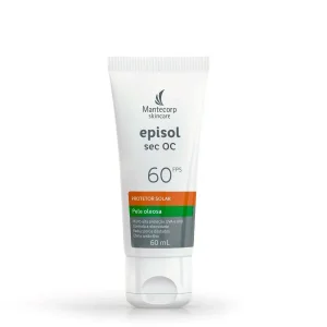 Protetor Solar Facial Episol Sec OC FPS 60 Pele Oleosa 60g