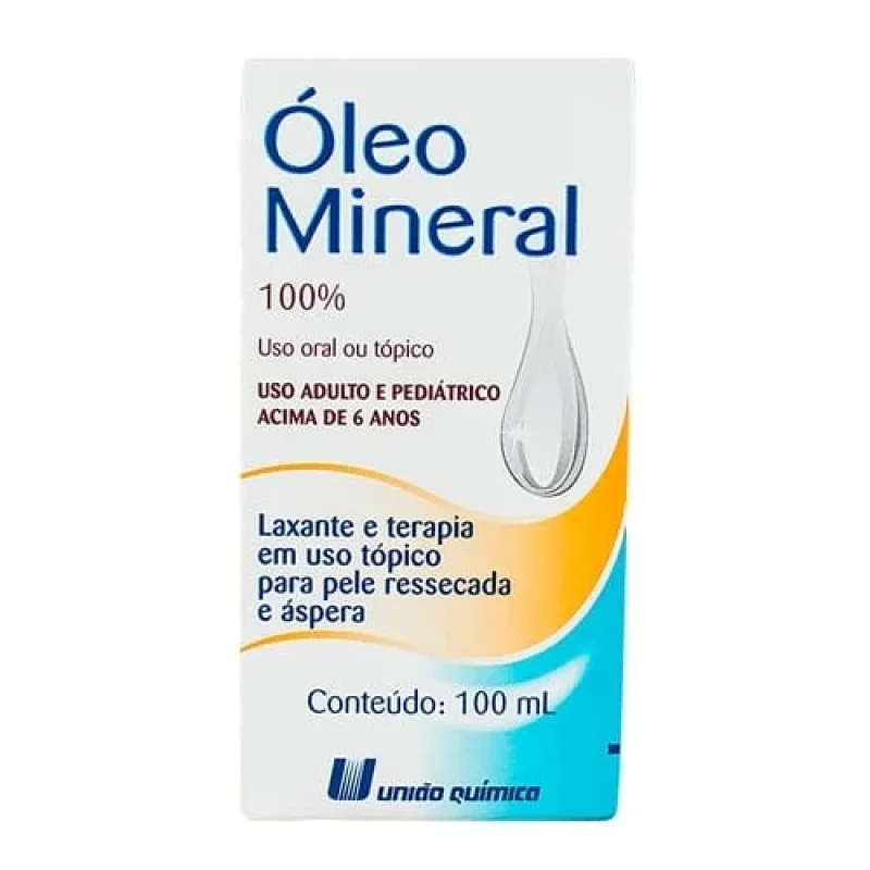 Óleo Mineral Solução 100ml - União Química
