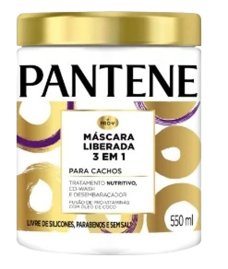 Pantene Máscara Capilar 3 em 1 Liberada 550ml