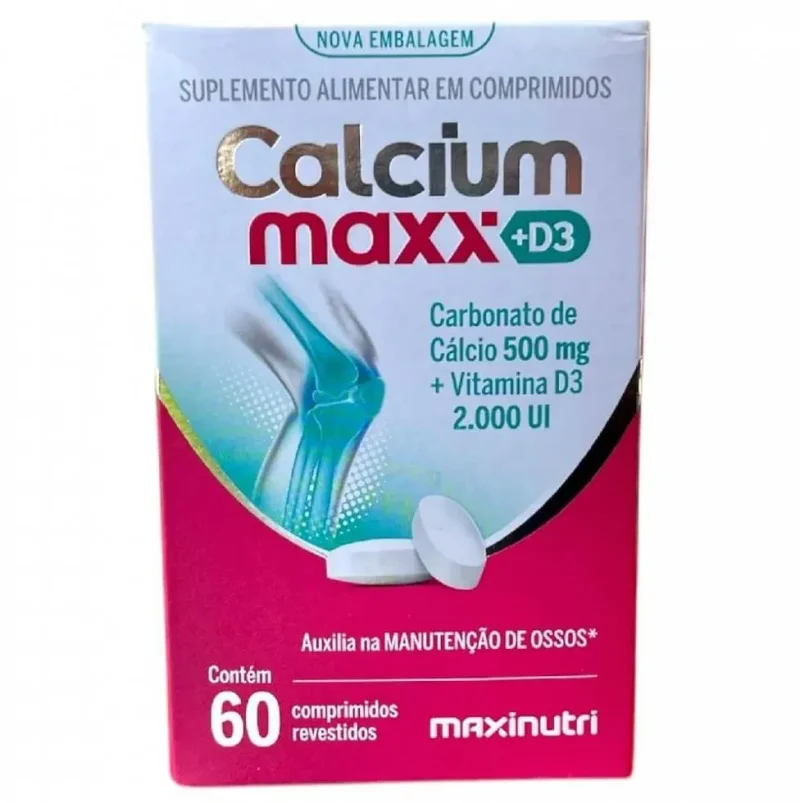 Calcium Maxx + D3 60 Cápsulas