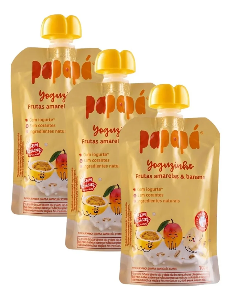 Papinha Iogurte Frutas Amarelas 100g