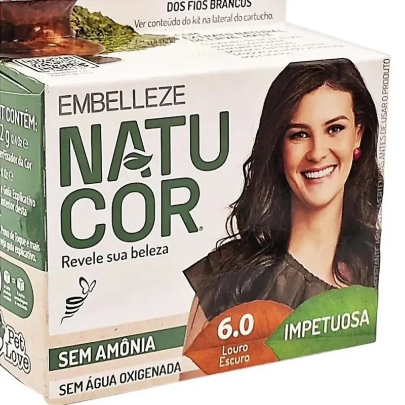 Tintura Embelleze Natucor 6.0 Louro Escuro