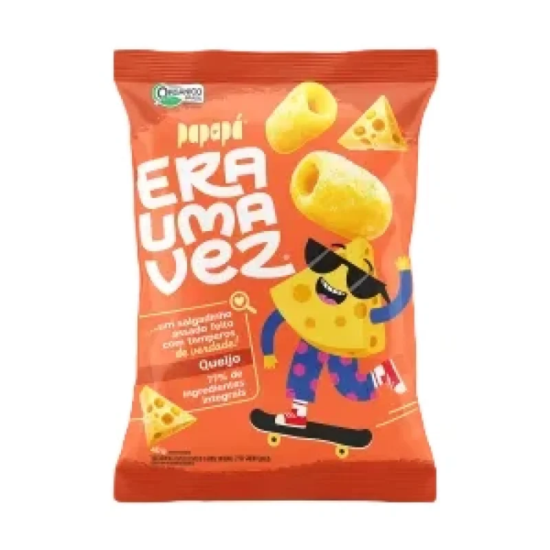 Salgadinho Integral Orgânico Era Uma Vez Queijo 40g