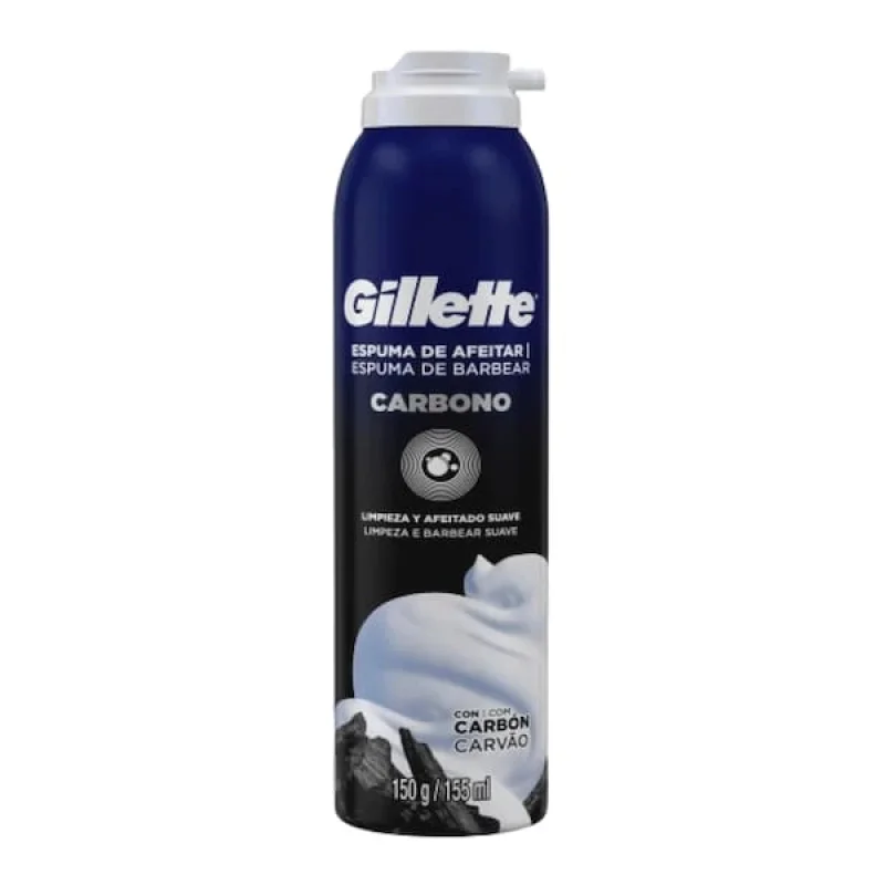 Espuma de Barbear Gillette Carbono 150g