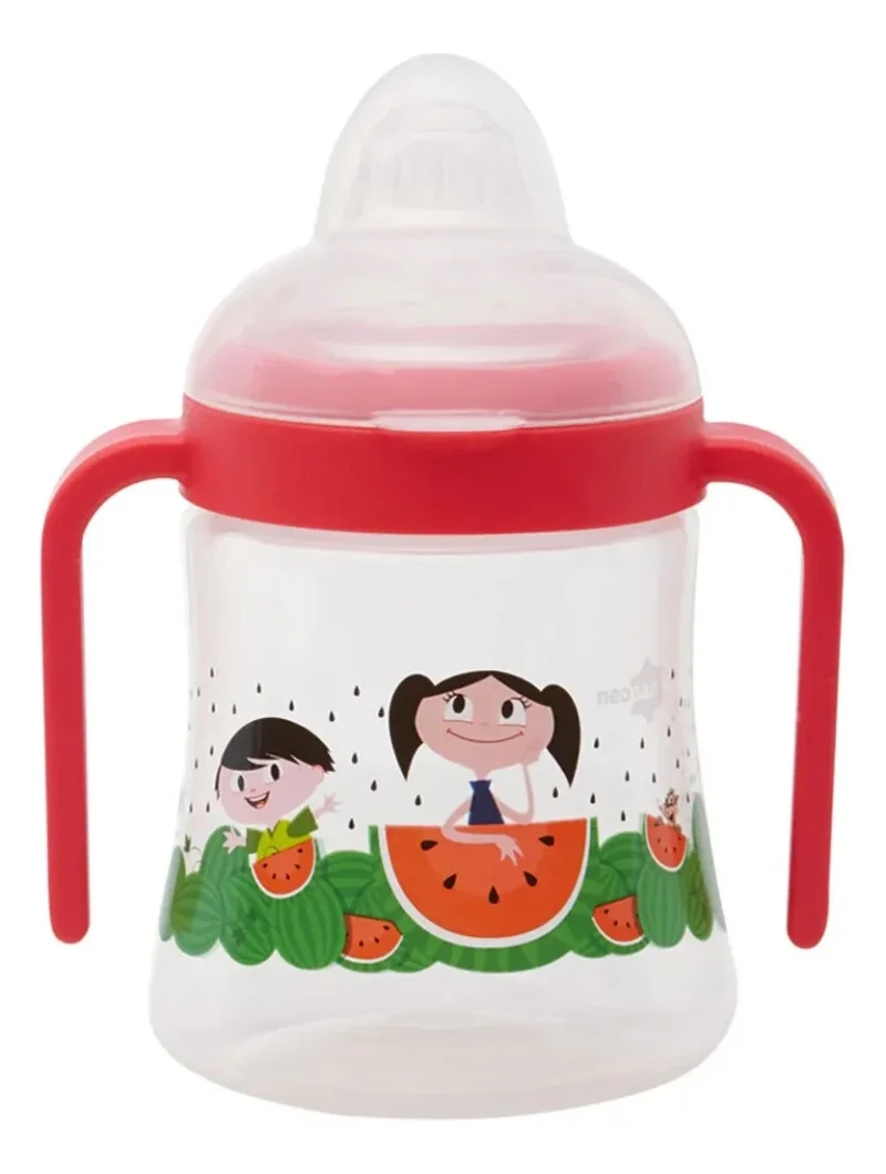 Caneca Neopan Luna 6+ meses, 270mL, rosa