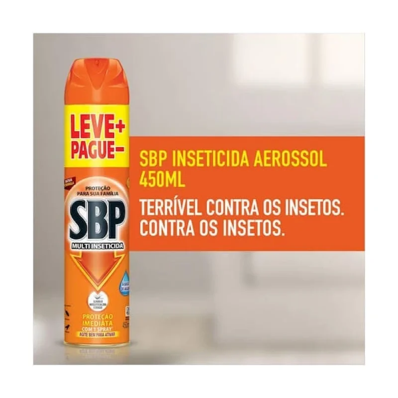 Inseticida Aerossol SBP Multi 450ml